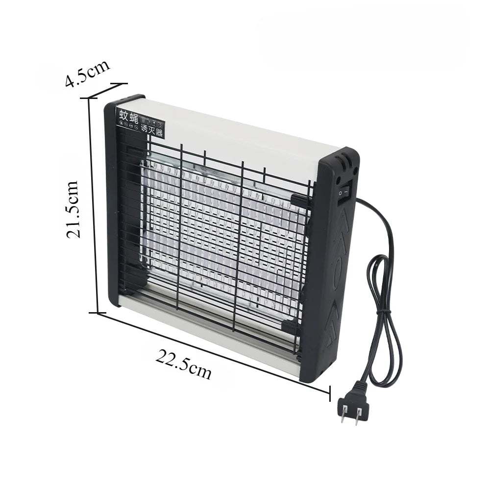 piège insectes anti moustiques uv lumière moderne noir violet grille autonomie chambreintérieur