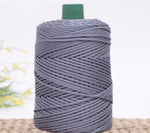 corde coton tressée 3mm fil tissé décoratif couture artisanat accessoires faits main