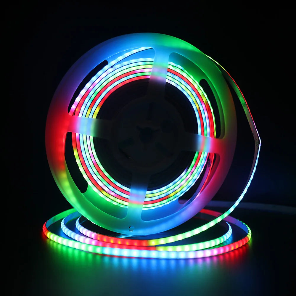 ruban led rgb 160leds 5v 12v flexible moderne connecteur câble rouge vert bleu blanc
