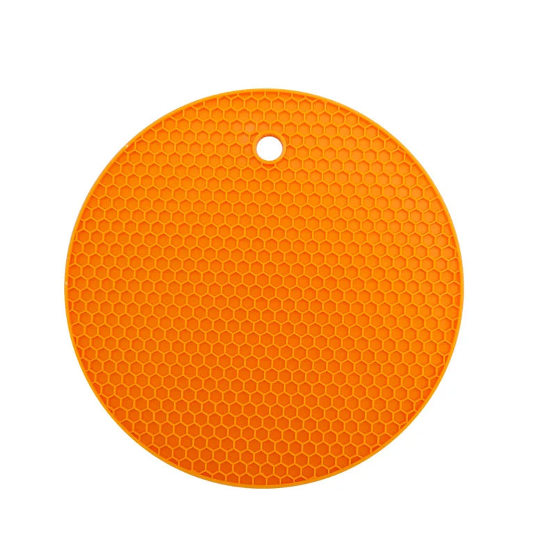 coussin protection cuisine silicone moderne 14cm bleu vert orange marron rose gris