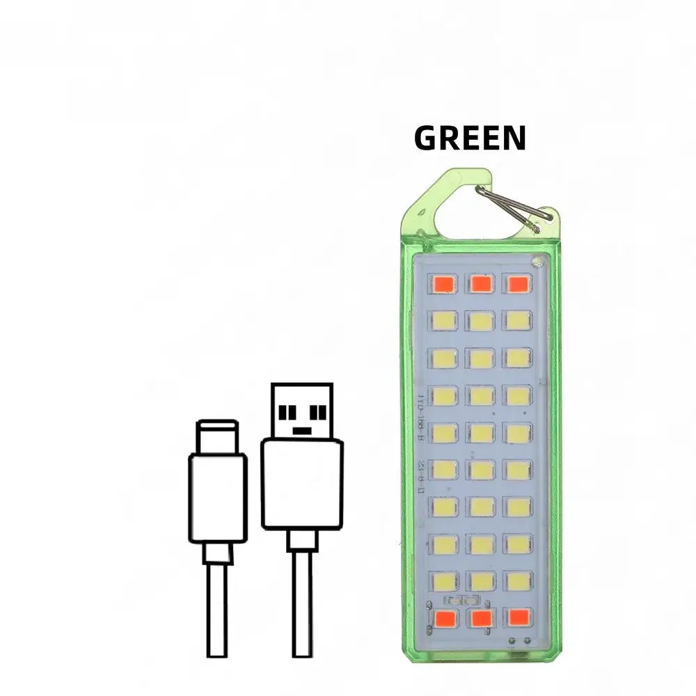 lampe poche rechargeable led rose verte noire transparent moderne compact clips détachables câble usb
