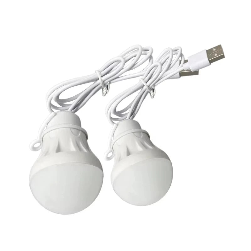 ampoule led blanc moderne usb secteur batterie rechargeable camping travail pêche barbecue