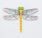 décoration extérieure dragonfly répulsif moustiques naturel sans chimie vert translucide jardin tringle