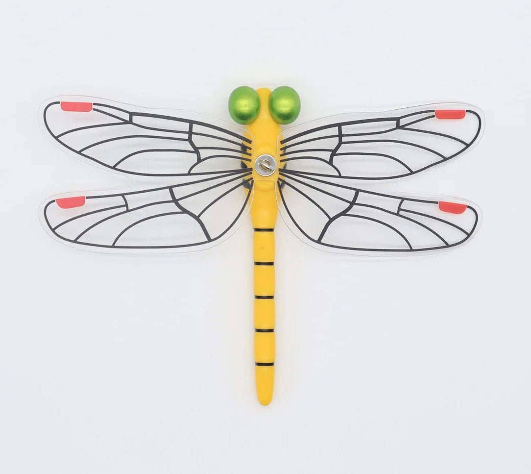 décoration extérieure dragonfly répulsif moustiques naturel sans chimie vert translucide jardin tringle