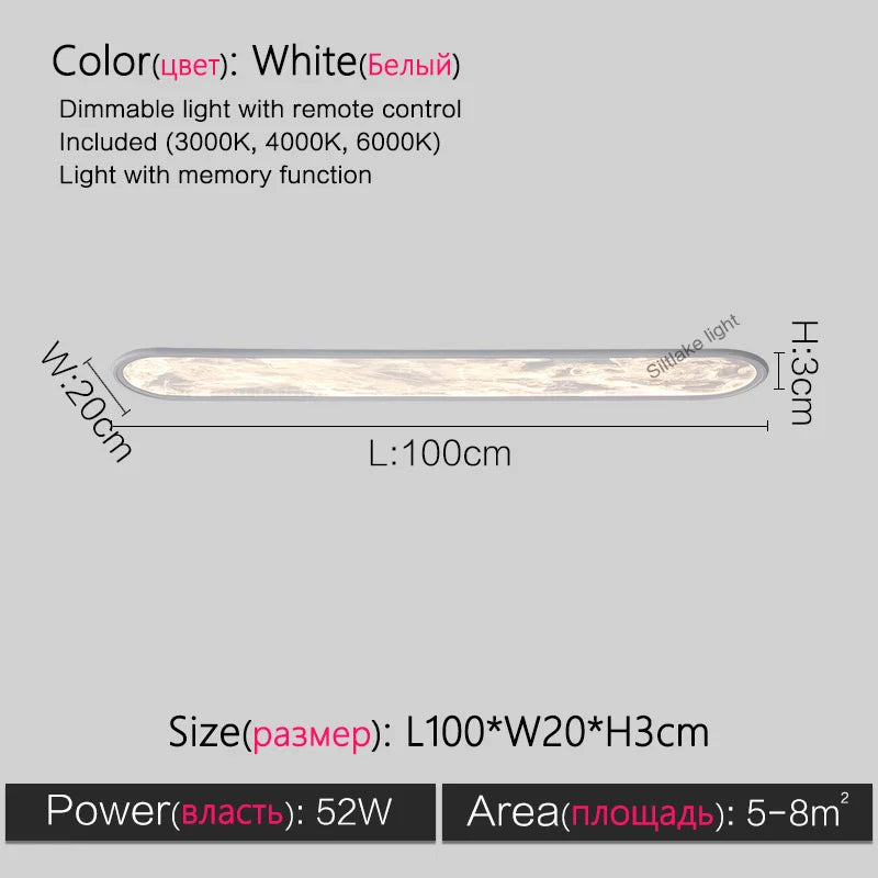 lampes led plafonnier modernes minimalistes encastrables cuisine salle bain nuage noir blanc