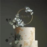 décoration gâteau transparente fleurs vertes happy birthday clips anniversaire mariage baptême événement