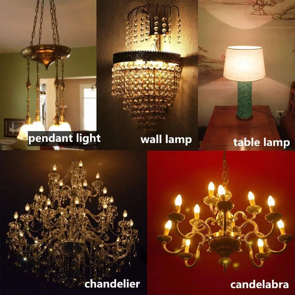 ampoules led 4w équivalent 40w blanc chaud 2700k filament doré culot e12 e14 vintage