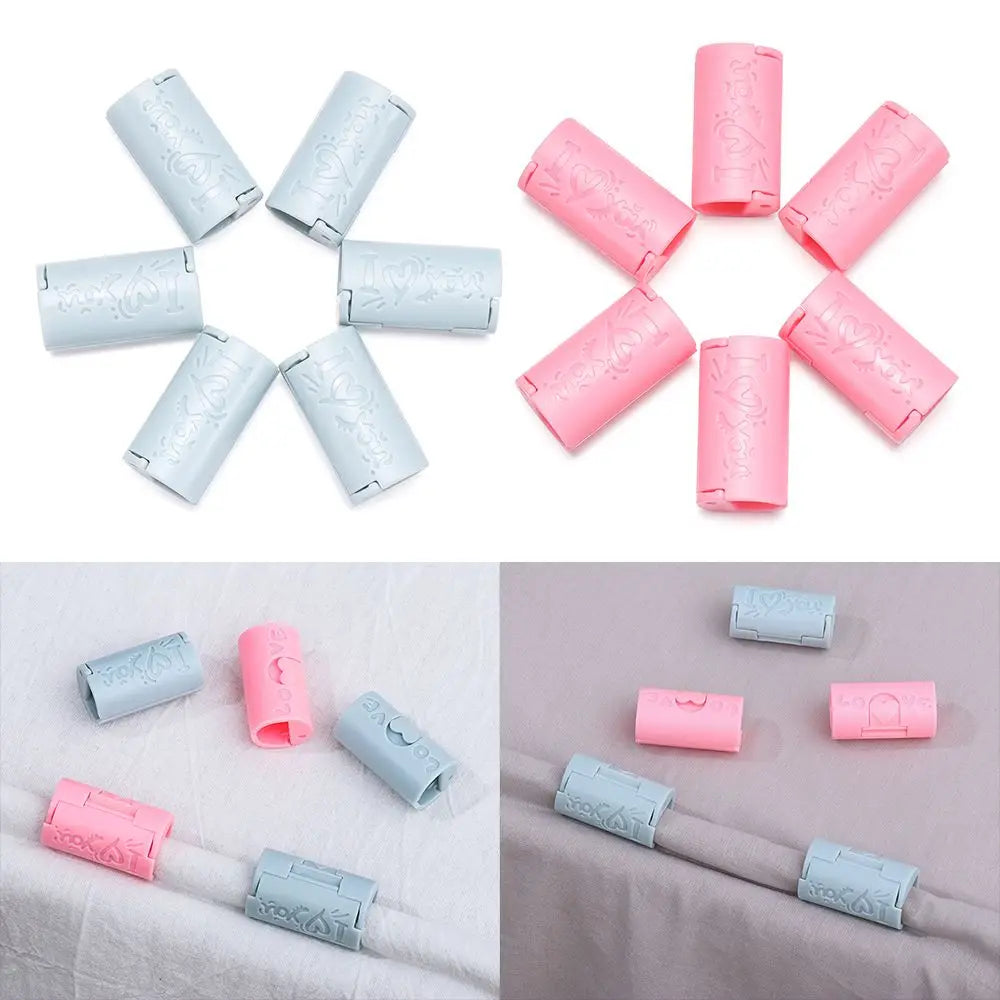 supports drap adhésifs invisibles moderne rose imprimé LOVE cœur pièces minimaliste