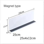 séparateurs rayonnage magnétiques transparents moderne aimants étagères cuisine réutilisables pvc pièces