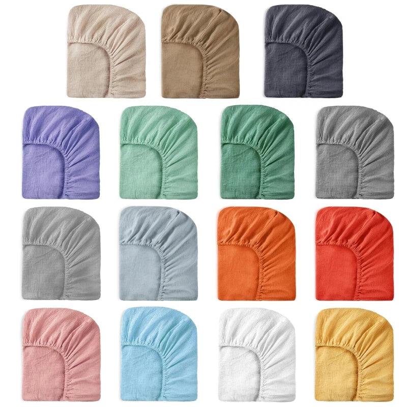drap housse coton bébé ans rose pâle vert pastel gris clair bleu violet orange