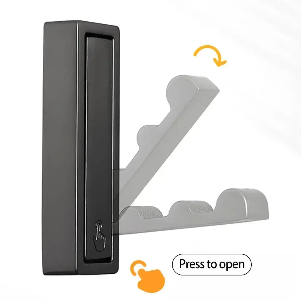 porte sacs moderne adhésif noir gris doré matériau alliage aluminium contemporain sacs
