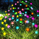 lumières solaires jardin multicolores modernes oscillantes extérieures imperméables ip65 led tiges noires