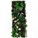 panneau mural pelouse artificielle plante décorative jardin intérieur extérieur décoration murale fleurs vertes artificielles
