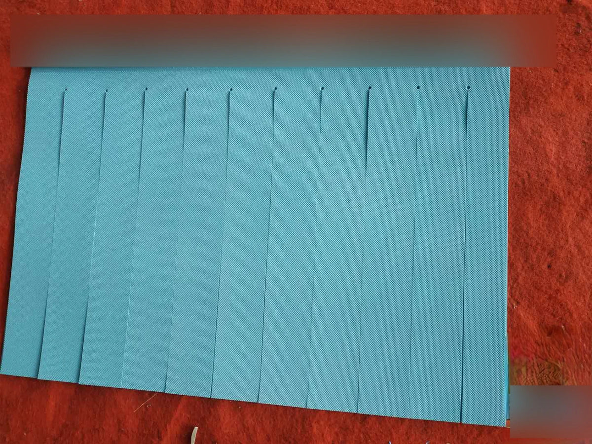 rideau protection lave vaisselle bleu rayures horizontales moderne anti éclaboussures transparent opacité.gca
