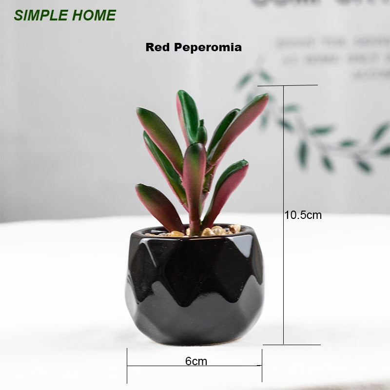 plantes artificielles bonsaï vertes modernes pot poterie décoration intérieure extérieure jardin