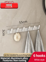 porte sacs mural gris métallisé moderne minimaliste crochets vis fixés