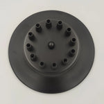 disque fixation noir 12 14 trous moderne bricolage éclairage vintage rond lisse