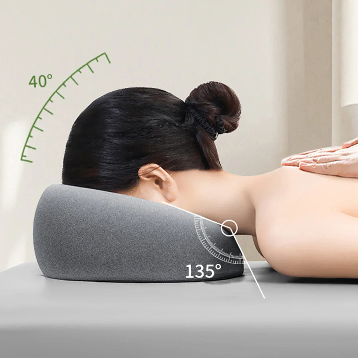 coussin donut mousse mémoire forme ergonomique confort cou hanches voyage massage literie
