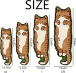 tapis dessin animé chats motifs fourrure gris blanc moderne antidérapant polyester voyage