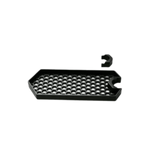 support rangement mural rose clair jaune noir grille hexagonale clips fixation rangement douche réutilisable