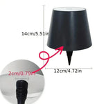 lampe table tactile noir charge usb couleurs gradation continue moderne abs