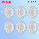 Spot encastrable LED noir blanc moderne clips rond 220V 249 2000 lumens