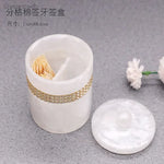 distributeur savon huiles essentielles moderne élégant blanc noir marbré set accessoires