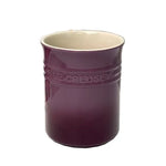 organisateur cuisine pot ustensiles rouge violet bleu blanc classique vintage porcelain céramique