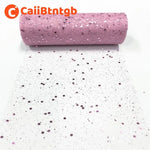 rubans pailletés couleur bleue rose noir texturés 25 yards 15cm largeur festive bricolage mariage