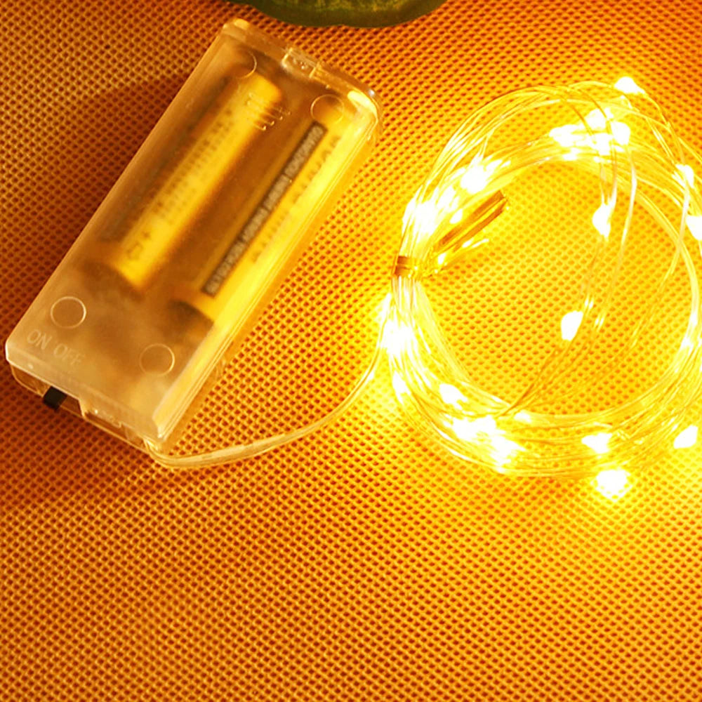 guirlande lumineuse led filament blanc doré moderne autoalimentée imperméable décoration festive mariage