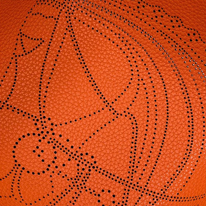 porte clés pliable marron vert olive orange gravure feuilles élégant dorés moderne(texture grainée)