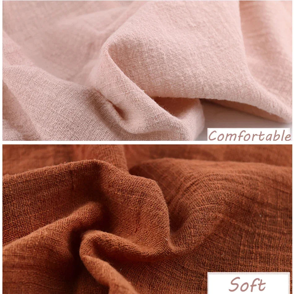 serviettes table réutilisables coton 40x40cm beige gris texture moderne rustique adhésif