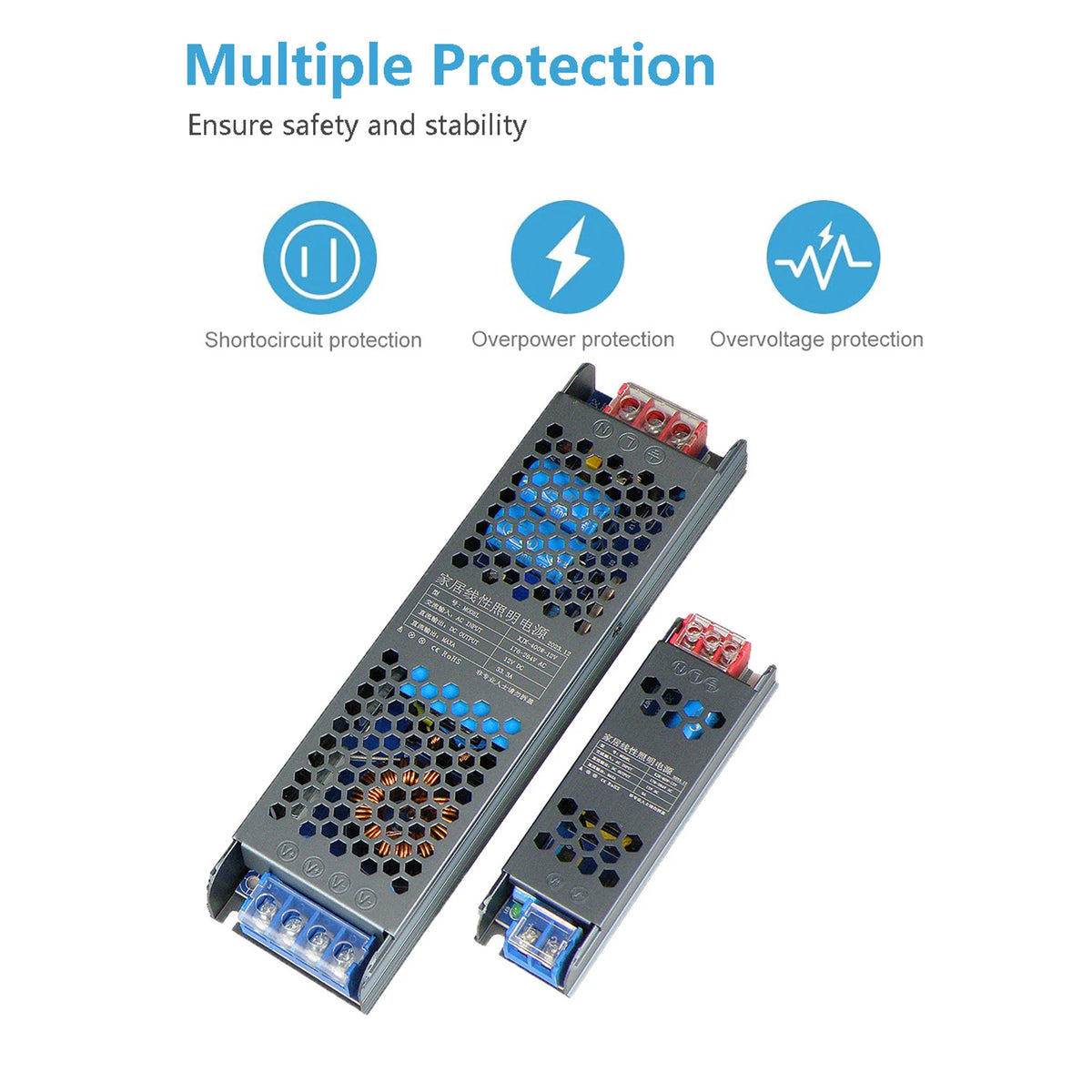 alimentation électrique led 12v 24v ac 220v dc 100w 150w 200w 300w 400w moderne