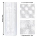 toile maille plastique blanc moderne grille fine 33x50CM polyester durable craft sac tapis