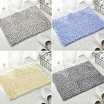 tapis bain acrylique antidérapant solide moderne doux couleur beige rose gris marron bleuclair