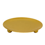 Support bougies moderne noir doré décoration maison 13x18cm