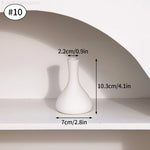 vases céramique blancs minimalistes simples décoratifs hydroponiques fleurs séchées nhà cửa