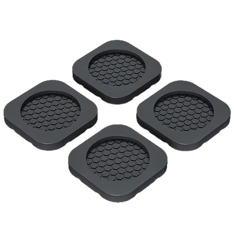 pads anti vibration anti glissement adhésifs noirs hexagonaux modernes machines électroménager pièces