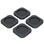 pads anti vibration anti glissement adhésifs noirs hexagonaux modernes machines électroménager pièces