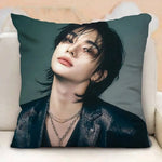 taies oreiller imprimées korean idol moderne blanc coussin polyester opaques étoiles idole housses décoration
