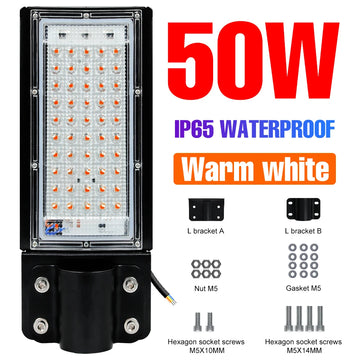 projecteur led lampe rue moderne étanche ip65 blanc vis extérieure 220v