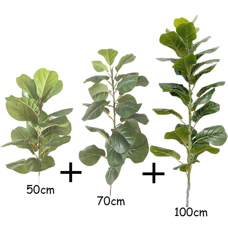 plantes artificielles feuilles vertes modernes decoration maison extérieur 59 pouces six pieces