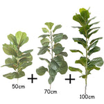 plantes artificielles feuilles vertes modernes decoration maison extérieur 59 pouces six pieces