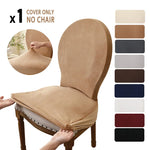 housse chaise moderne velours beige uni protection fauteuil mariage banquethôtel opaque