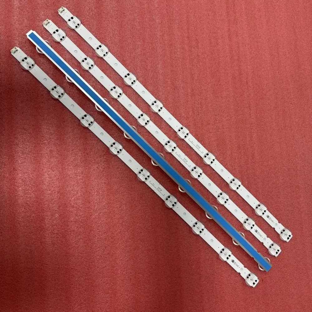 bande lumineuse led blanc bleu moderne rectangulaire lisse rechargeable fixations connecteurs électriques