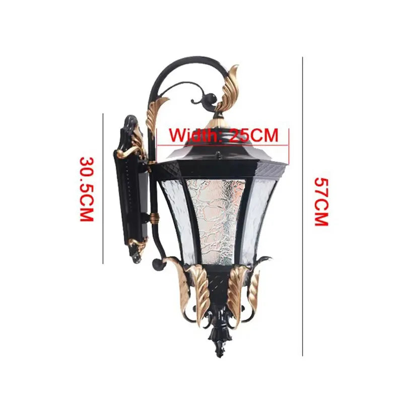 lampe murale classique verre craquelé ampoule led plaque fixation noir détails dorés chambre coucher