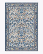 tapis floral oiseaux vert beige bleu rose classique salon chambre salle bainextérieur commercialisation 80x120cm