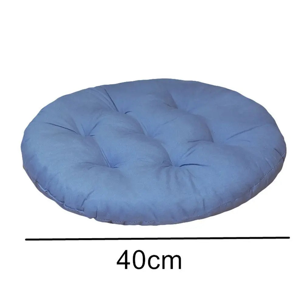 coussin rond doux uni imperméable anti décubitus coton polyester bleu gris rose camel verte