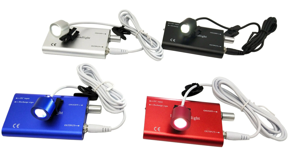 lampe torche led rechargeable clip bleu rouge argent moderne compact