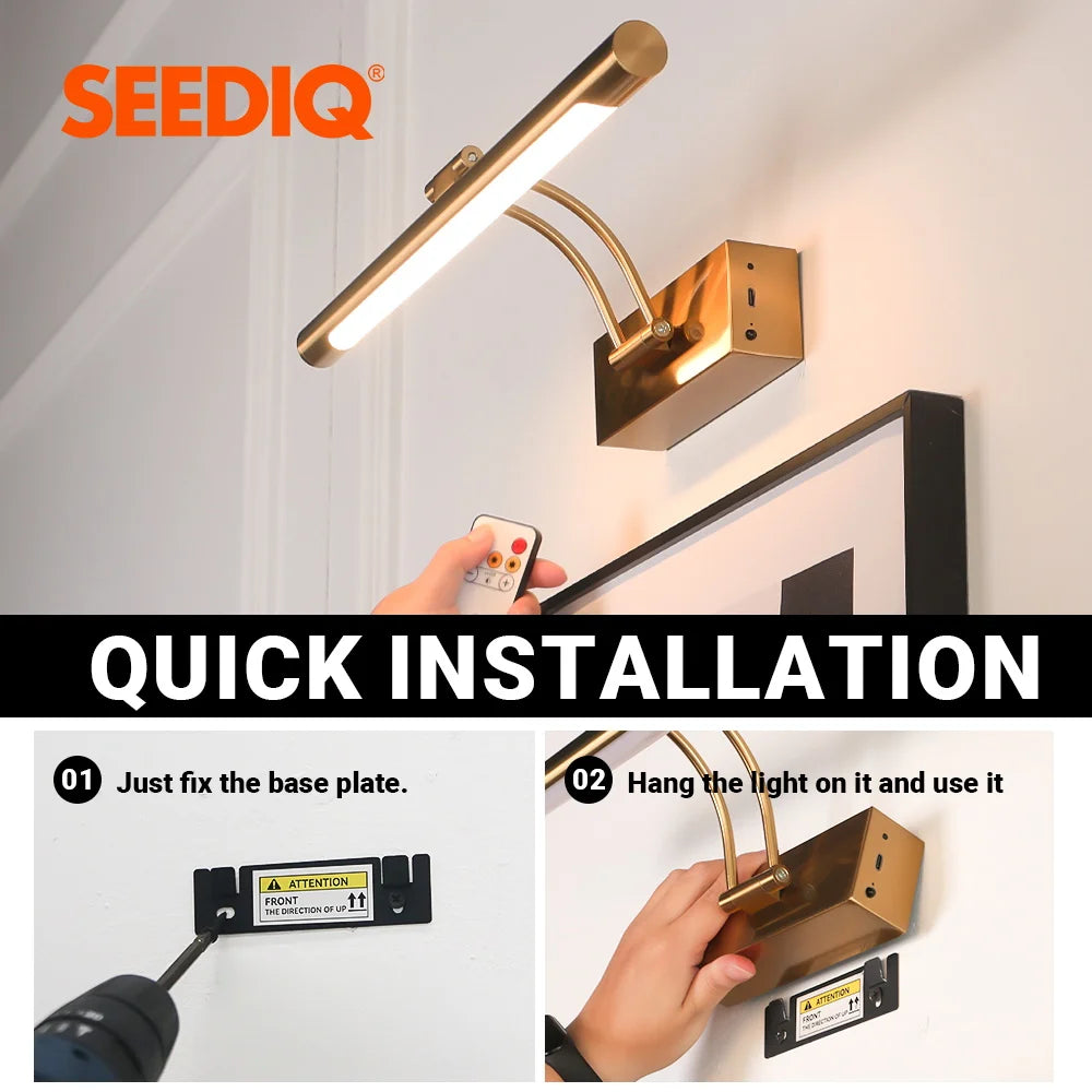 luminaire mural led rechargeable or moderne télécommande fixé mur minimaliste